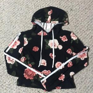 matching soft cropped hoodie